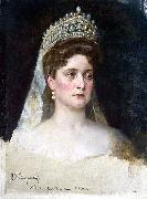 Nikolas Kornilievich Bodarevsky Portrait of the Empress Alexandra Fedorovna Germany oil painting artist